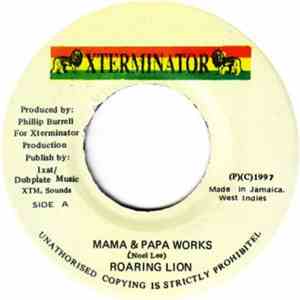 Roaring Lion  - Mama & Papa Works album