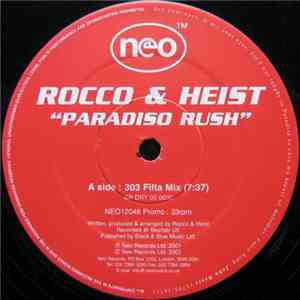 Rocco & Heist - Paradiso Rush album