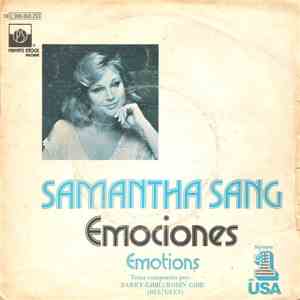 Samantha Sang - Emociones = Emotions album
