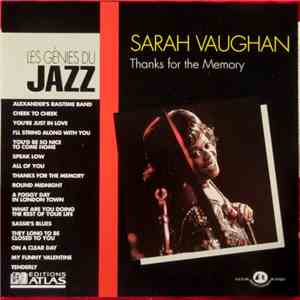 Sarah Vaughan - Thanks For The Memory album