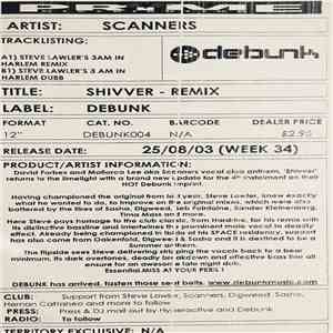 Scanners - Shivver (Steve Lawler Remixes) album