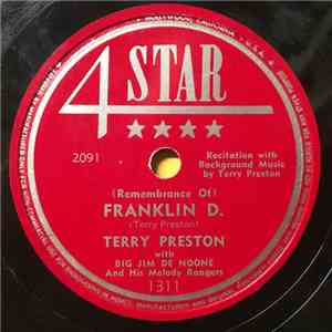 Terry Preston With Big Jim De Noone And His Melody Rangers - (Remembrance Of) Franklin D. / Ozark Waltz album