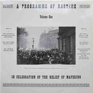 Various - A Programme Of Ragtime - In Celebration Of The Relief Of Mafeking album