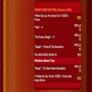 Various - NPGMC First Edition, February 2001 album