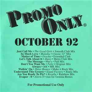 Various - Promo Only : October 92 album