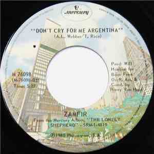 Zamfir - The Lonely Shepherd / Don't Cry For Me Argentina album