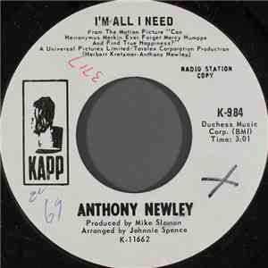 Anthony Newley - I'm All I Need album