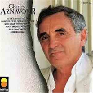 Charles Aznavour - Tu Te Laisses Aller album