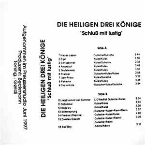 Die Heiligen Drei Könige - Schluss Mit Lustig album