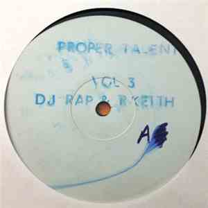 DJ Rap & R. Keith - Vol.3 album