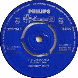 Dorothy Jones - It's Unbearable / Takin' That Long Walk Home album