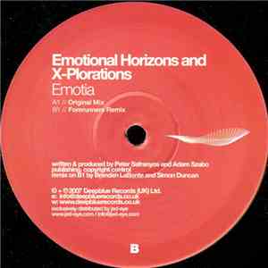 Emotional Horizons And X-Plorations - Emotia album