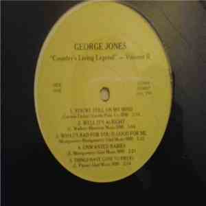 George Jones  - Country's Living Legend - Volume II album