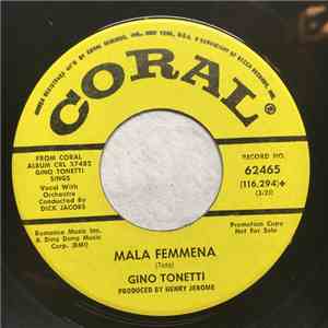Gino Tonetti - Mala Femmena / You Are Mine album