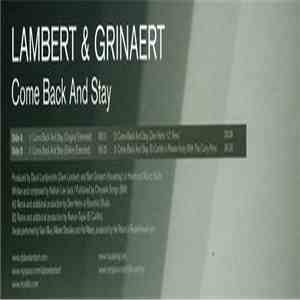 Lambert & Grinaert - Come Back And Stay album