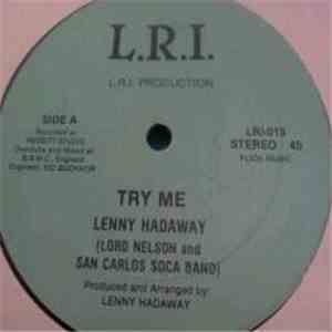 Lenny Hadaway / Robert Nelson - Try Me / Mr. Johnathan album