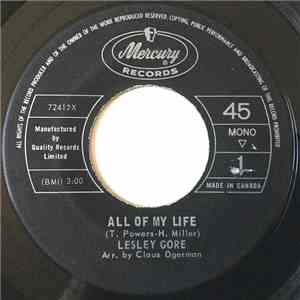 Lesley Gore - All Of My Life album