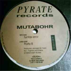 Mutabohr - Parity B / Syntax Error album