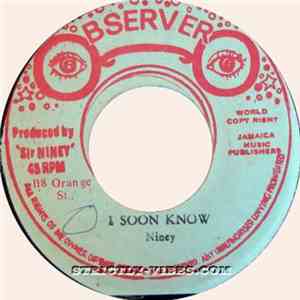 Niney - I Soon Know album