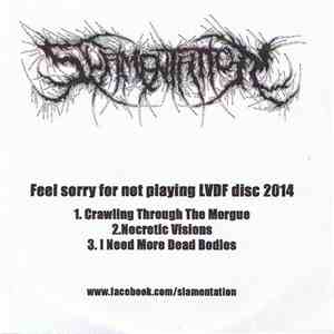 Slamentation - Feel Sorry For Not Playing LVDF Disc 2014 album