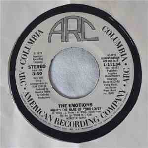The Emotions - What's The Name Of Your Love ? album
