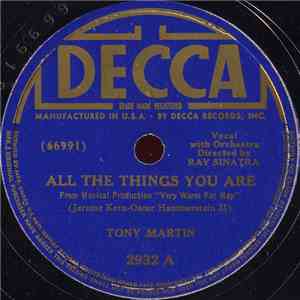Tony Martin  - All The Things You Are / It's A Blue World album
