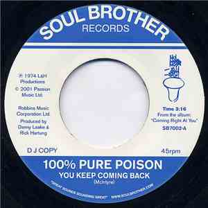 100% Pure Poison - You Keep Coming Back / Windy C album