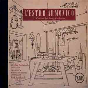 A. Vivaldi - L'Estro Armonico 12 Concerto For String Orchestra, Opus 3 album