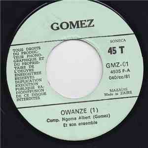 Albert Ngoma Et Son Ensemble - Owanze album