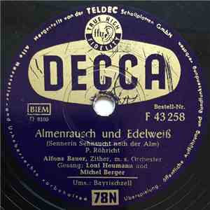Alfons Bauer Mit Seinem Orchester - Almenrausch Und Edelweiß / Bayrischzell album