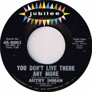 Autry Inman - You Don't Live There Any More album