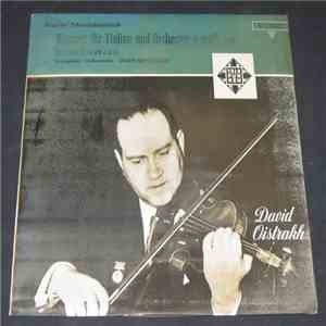 David Oistrakh, Dimitri Schostakowitsch, Leningrader Philharmonie, Eugen Mrawinsky - Konzert Für Violine Und Orchester A-Moll Op. 99 album