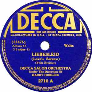 Decca Salon Orchestra - Decca Presents An Album Of Favorite Fritz Kreisler Compositions album