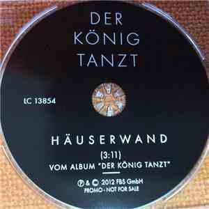 Der König Tanzt - Häuserwand album