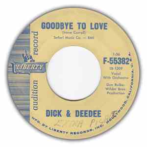 Dick & DeeDee - Goodbye To Love / Swing Low album