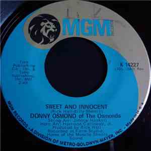 Donny Osmond Of The Osmonds - Sweet And Innocent / Flirtin' album