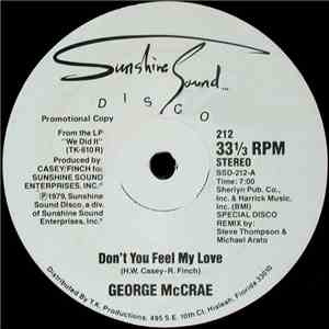 George McCrae - Don't You Feel My Love / You Got Me Going Crazy album