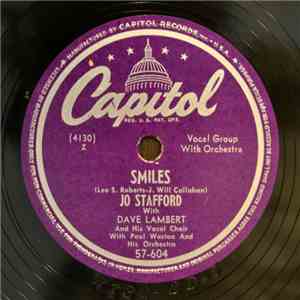 Jo Stafford - Smiles / ((M+H+Rx3ee)/(4/4 aa^3))x32 Bop album
