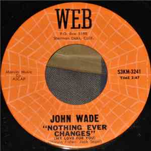 John Wade  - Nothing Ever Changes (My Love For You) album