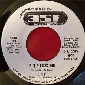 Joy  - If It Pleases You / Thank You album