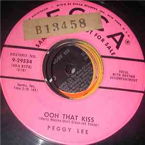Peggy Lee - Ooh That Kiss album