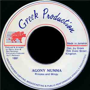 Princess  And Wingy - Agony Mumma album