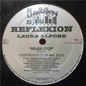 Reflexion  Featuring Laura Alford - Never Stop album