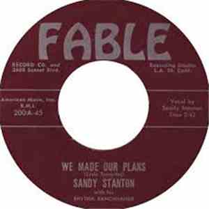 Sandy Stanton With His Rhythm Ranchhands - We Made Our Plans album