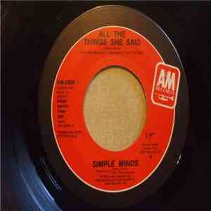 Simple Minds - All The Things She Said album