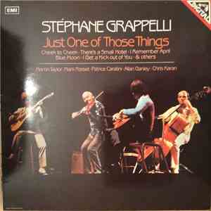 Stéphane Grappelli, Martin Taylor, Marc Fosset, Patrice Caratini, Allan Ganley, Chris Karan - Just One Of Those Things album