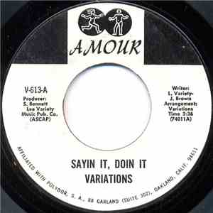 Variations - Sayin It, Doin It album