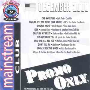 Various - Promo Only Mainstream Club: December 2000 album