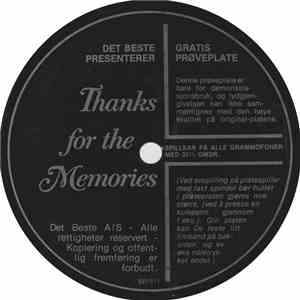 Various - Thanks For The Memories album