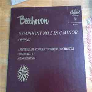 Willem Mengelberg - Beethoven Symphony No 5 in C Minor Opus 67 album